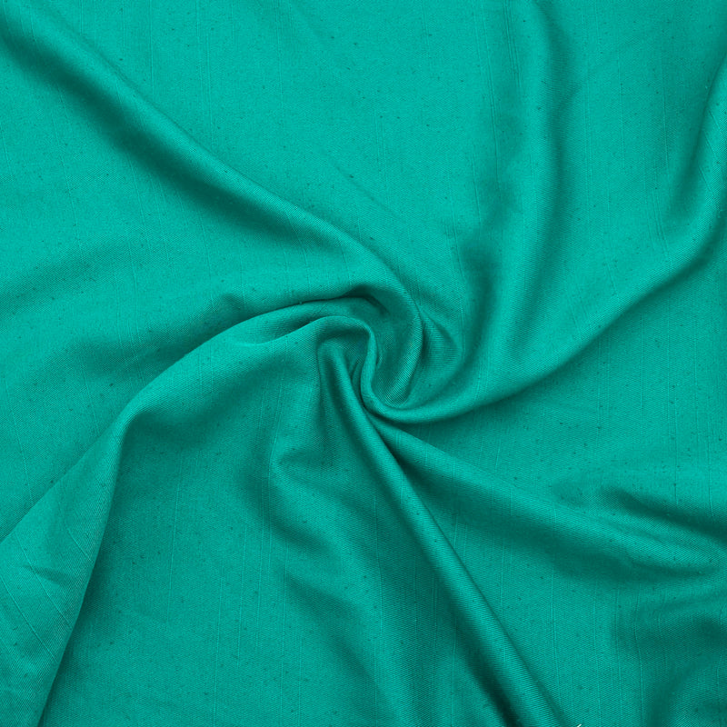 Terrifically Teal | Linen Look Polyester