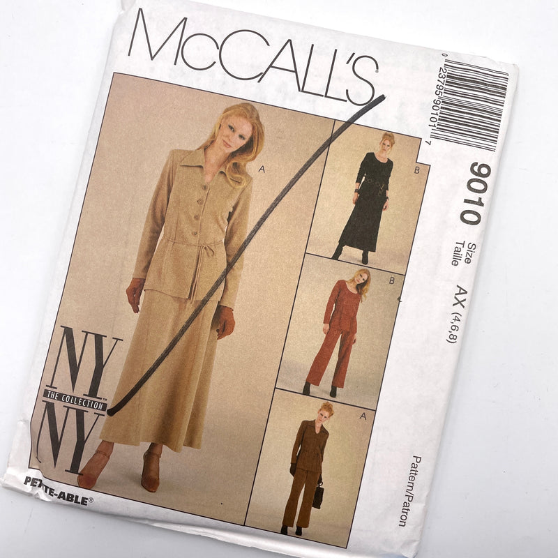 McCall's 9010 | Adult Tops in 2 Lengths, Skirt, and Pants | Size 4-8 OR 8-12