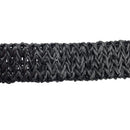 1 1/4" Black Chevron Weave Trim