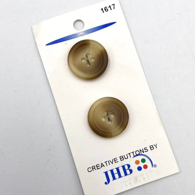3/4" Marbled Nougat | JHB International Plastic Buttons