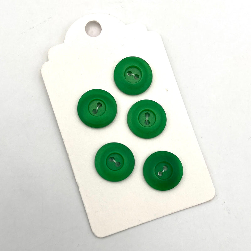 1/2" Grassy | Buttons | Set of 5