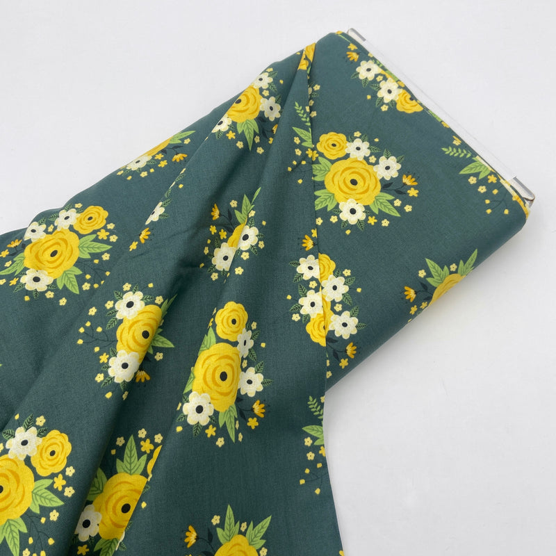 Yellow Rose Bouquet | Quilting Cotton