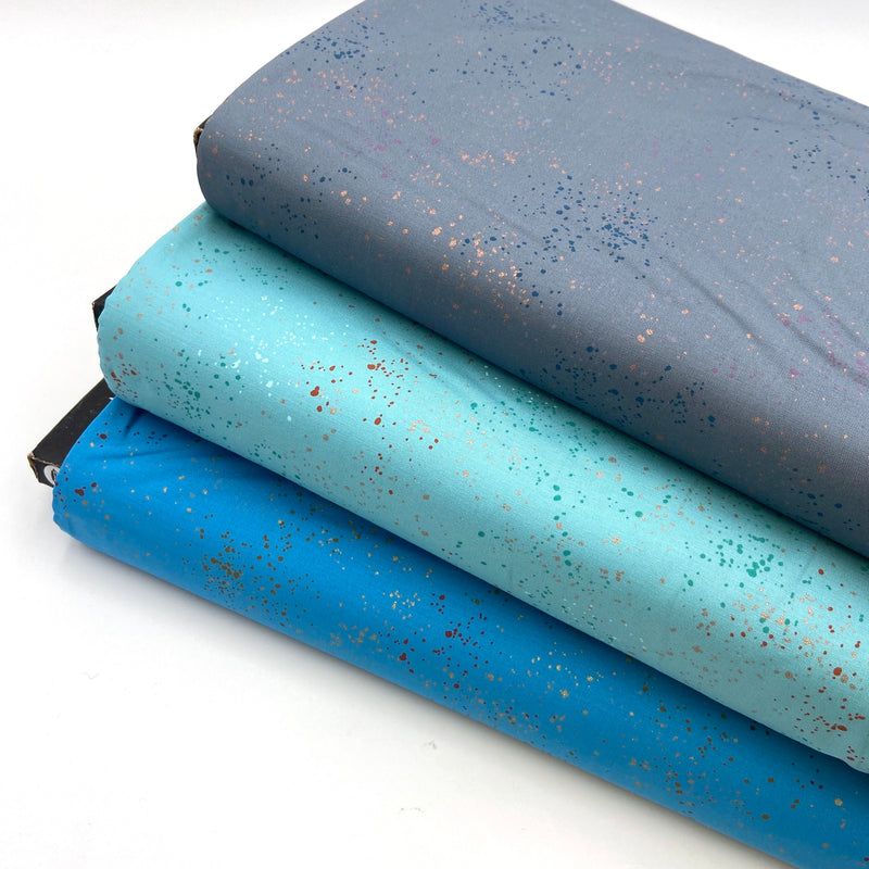 Blue Slate | Speckled | Quilting Cotton
