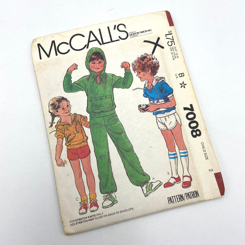 McCall's 7008 | Children's Top, Pants or Shorts | Size 2