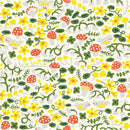 Nasturtium, Citrus Cream | If You Are The Dreamer | Organic Quilting Cotton