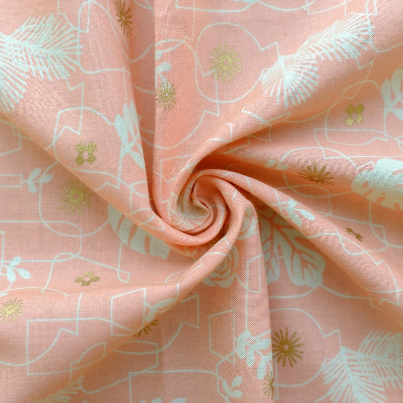 Potted, Pale Peach | Whatnot | Quilting Cotton