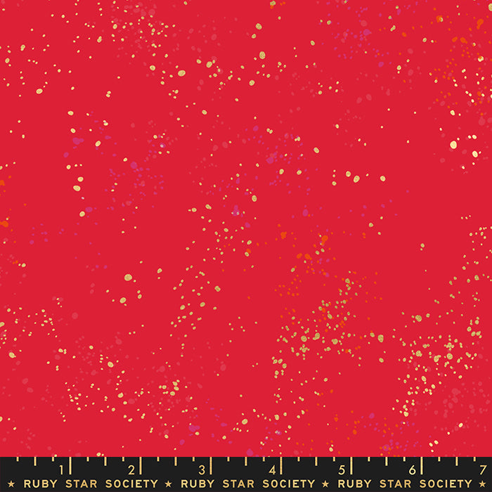 Scarlet | Speckled | Quilting Cotton