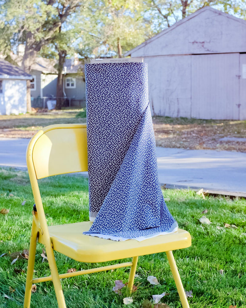 Tapestry Dot, Navy | Rifle Paper Co. Basics | Quilting Cotton