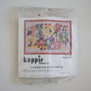 Kappie Originals Ltd. Creative Stitchery | "Numbers" | Great for Nursery Decor | AS-IS